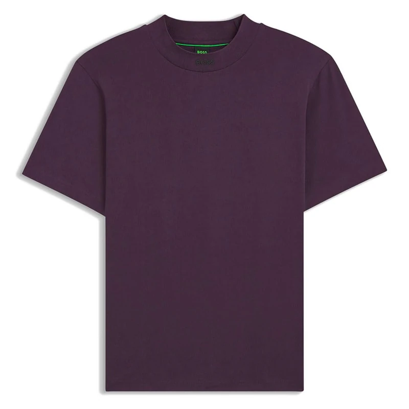 BOSS Men's Tee Collar Zone T-Shirt, Medium Purple, 3XL