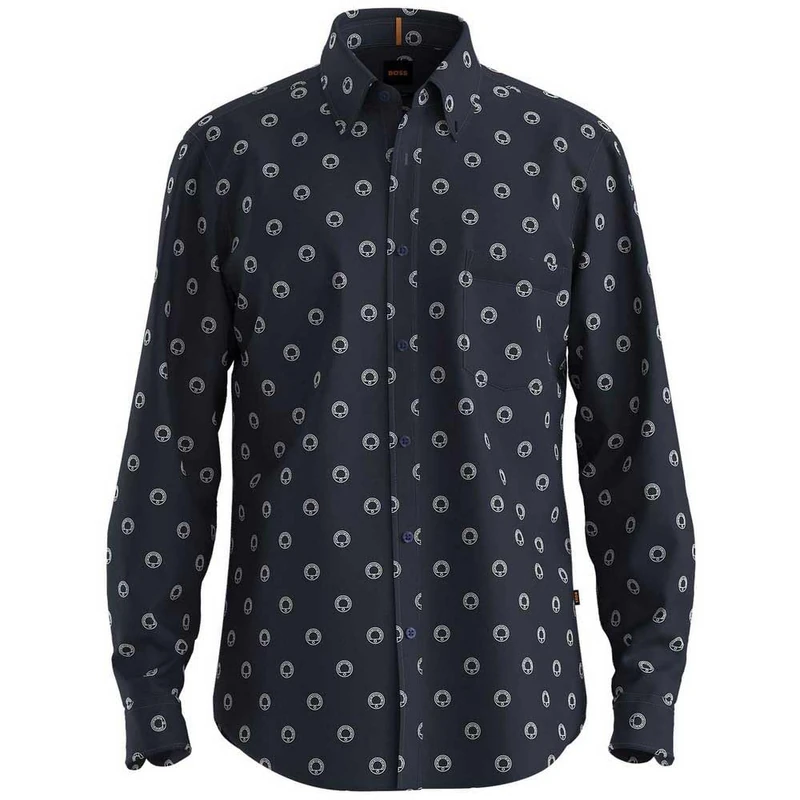 BOSS Men's Rickert_m Shirt, Dark Blue, 3XL