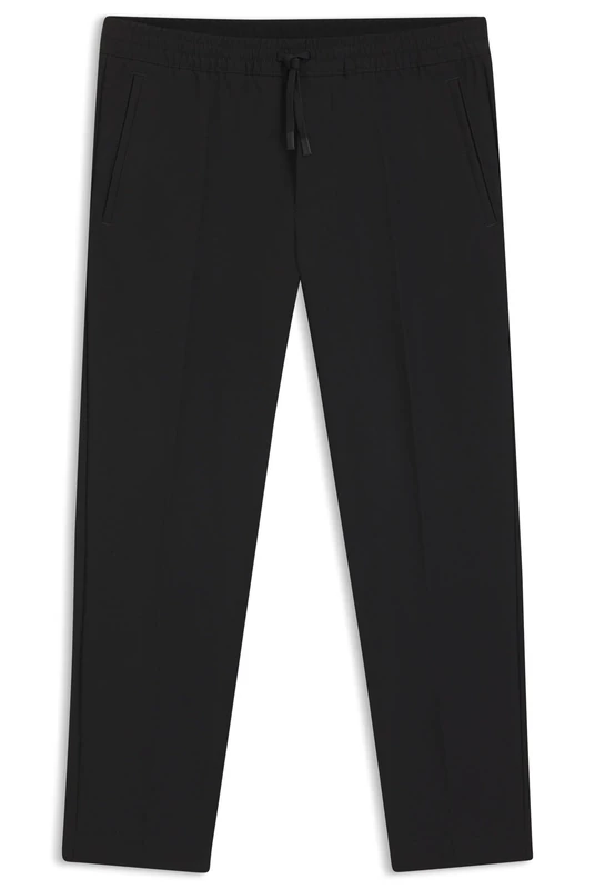 BOSS Men's T_Flex TekCo Trousers_Flat, Black, 52