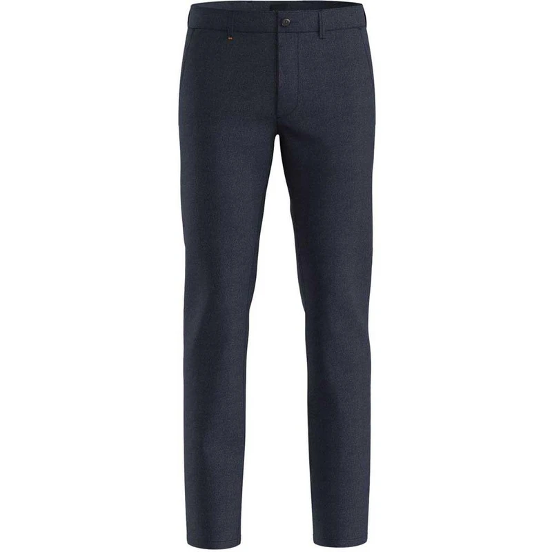 BOSS Men's Chino_Slim Trousers_Flat, Dark Blue, 50W x 30L