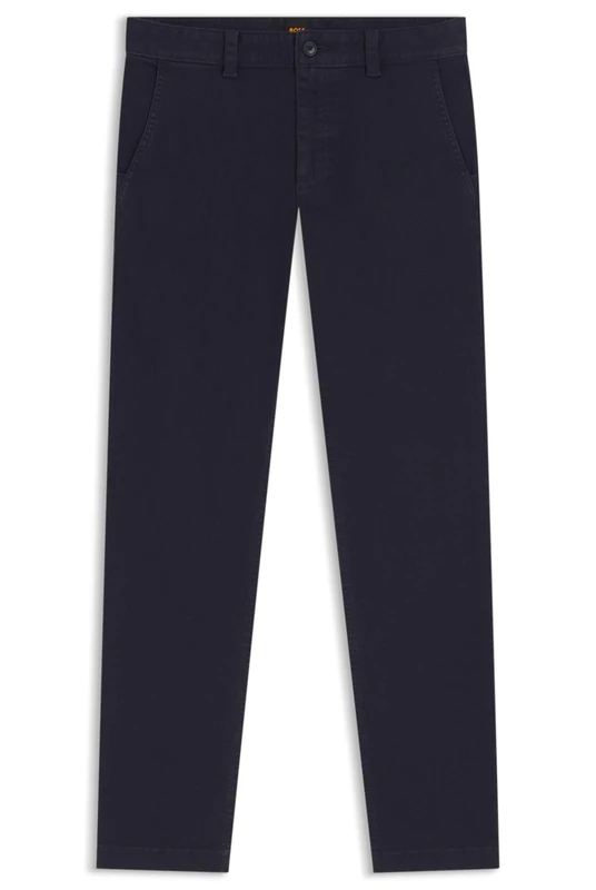 BOSS Chino-Slim-1, Dark Blue 404, 52W x 32L