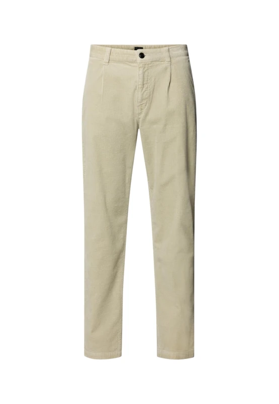 BOSS Men's Chino-Pleated Trousers_Flat, Light Beige, 50W / 30L