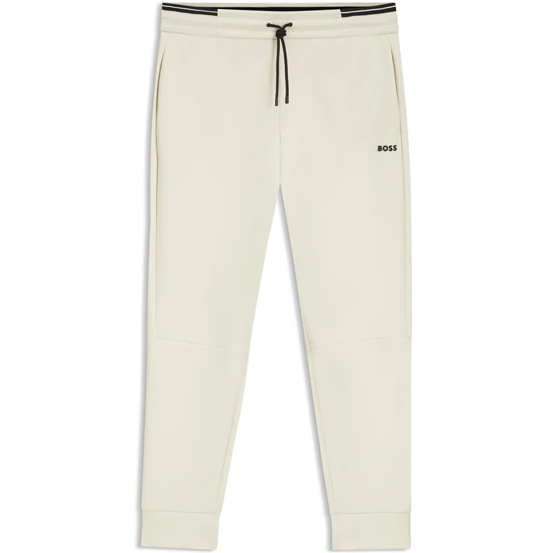 BOSS Mens Jogging Bottoms Open White S