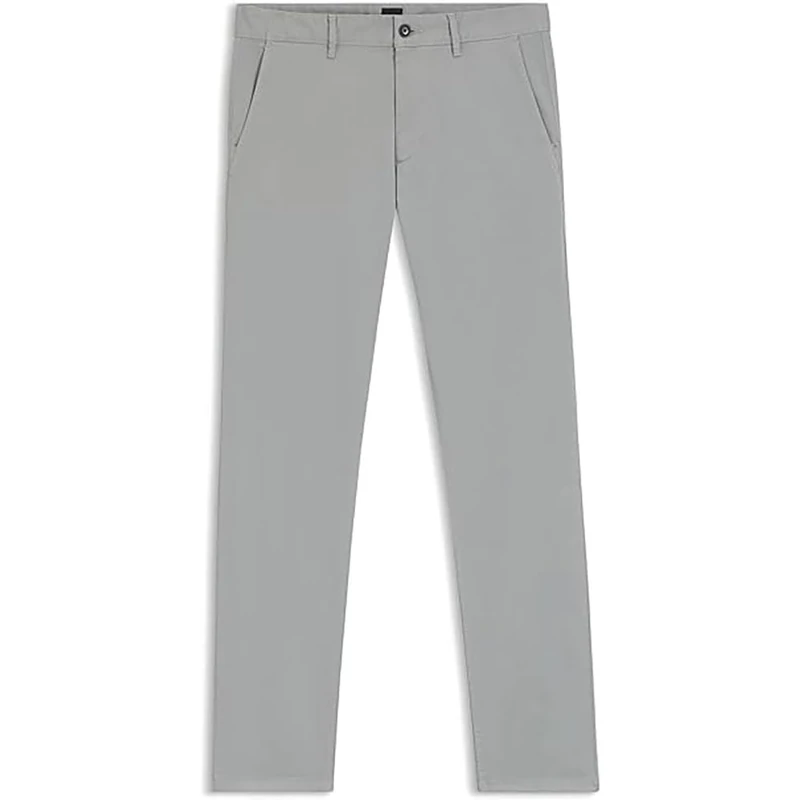 BOSS Men's Chino_Slim Trousers_Flat, Light Beige, 33W x 34L