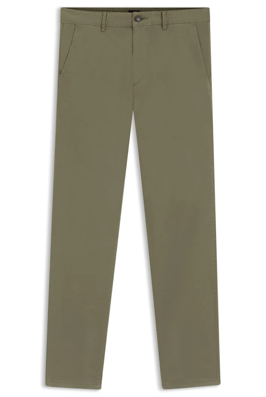 BOSS Men's Chino_Slim Trousers_Flat, Open Grey, 36W x 36L