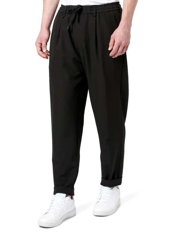 BOSS Men's T_Convert-Pleat Trousers_Flat, Open Green, 46