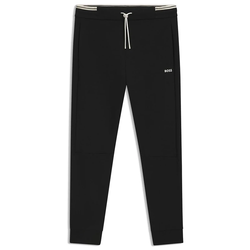 BOSS Mens HBG Zone Jog Soft Cotton Blend Jogging Bottoms Black XS