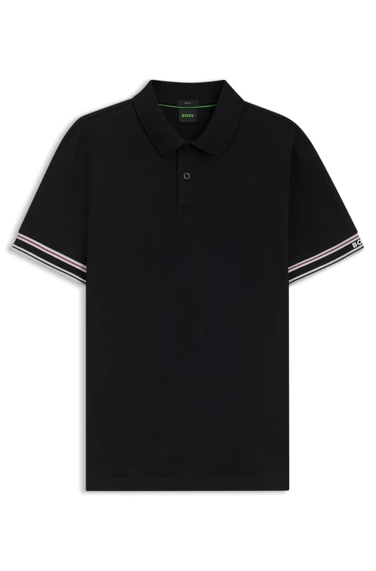 BOSS Men's Polo Zone, Natural, XS