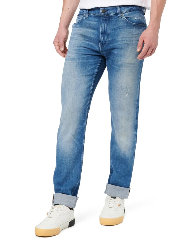 BOSS Delaware Bo Men's Jeans Trousers, Bright Blue, 38W / 30L