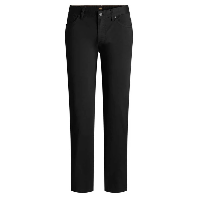 BOSS Men's Re.Maine_bo Trousers_Flat, Black, 32 W/32 L