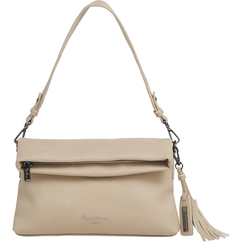 Pepe Jeans Women's Gaia Bag, Beige (Ivory White), One Size - Image 1