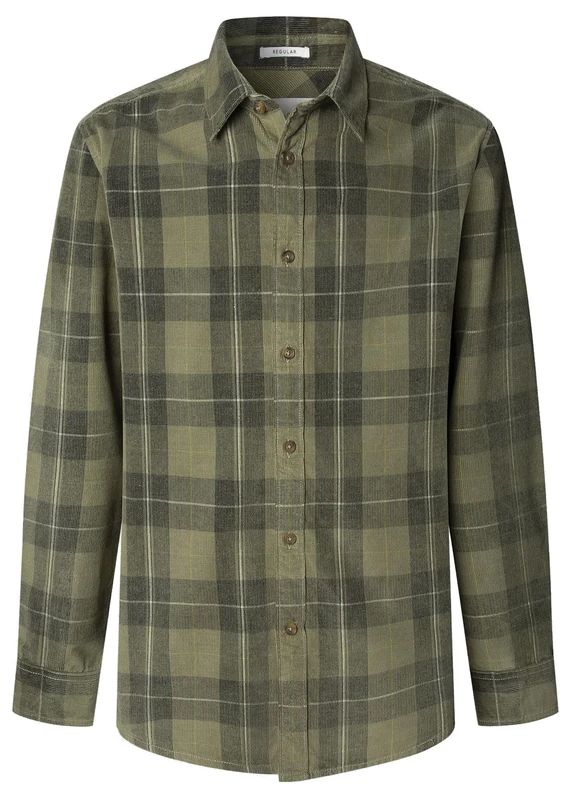 Pepe Jeans Men's Caster Shirt, Green (Military Green), S