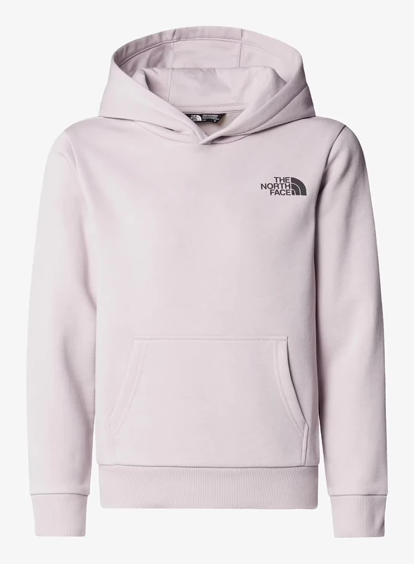The North Face Kids Simple Dome Hooded Sweatshirt, Moonstone Grey, 176