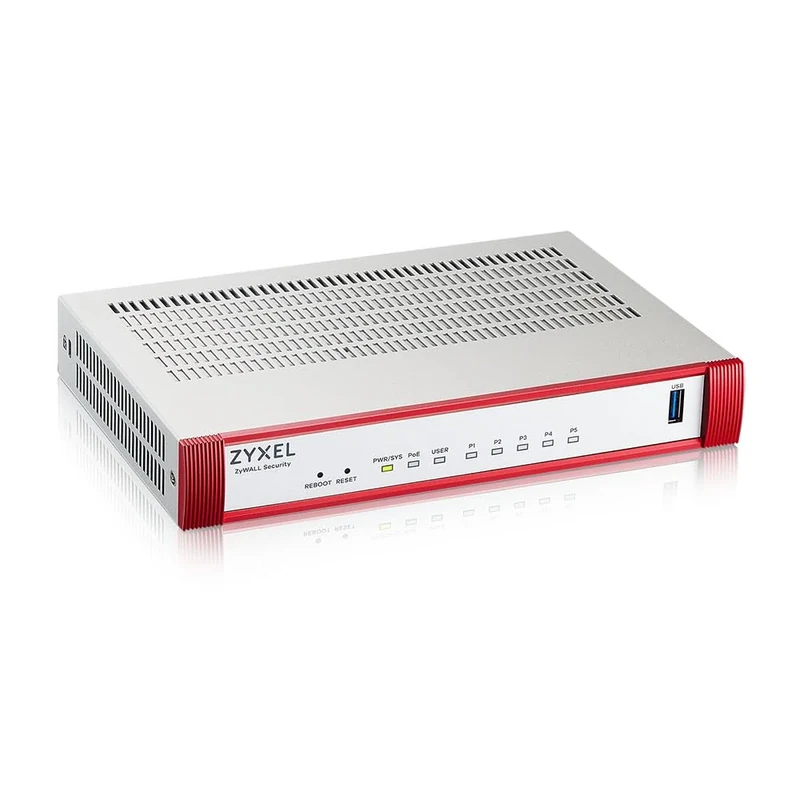 Zyxel USGFLEX50HP ZyWALL High Speed Cyber Security Firewall | Hardware Only | PoE+ | Up to 25 Users | Nebula Cloud