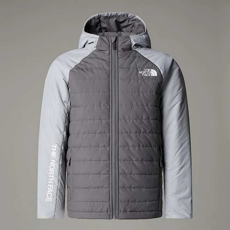 The North Face Boys Never Stop Synthetic Jacket, Smoked Pearl/High Rise, 6 Years