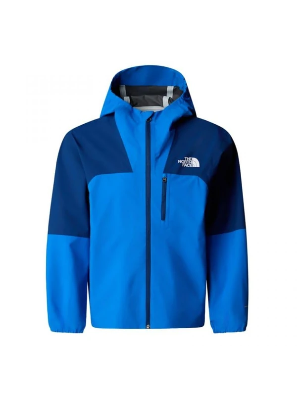 The North Face Kids Hike Packable Shell Jacket, Hero Blue/Estate Blue, 12 Years