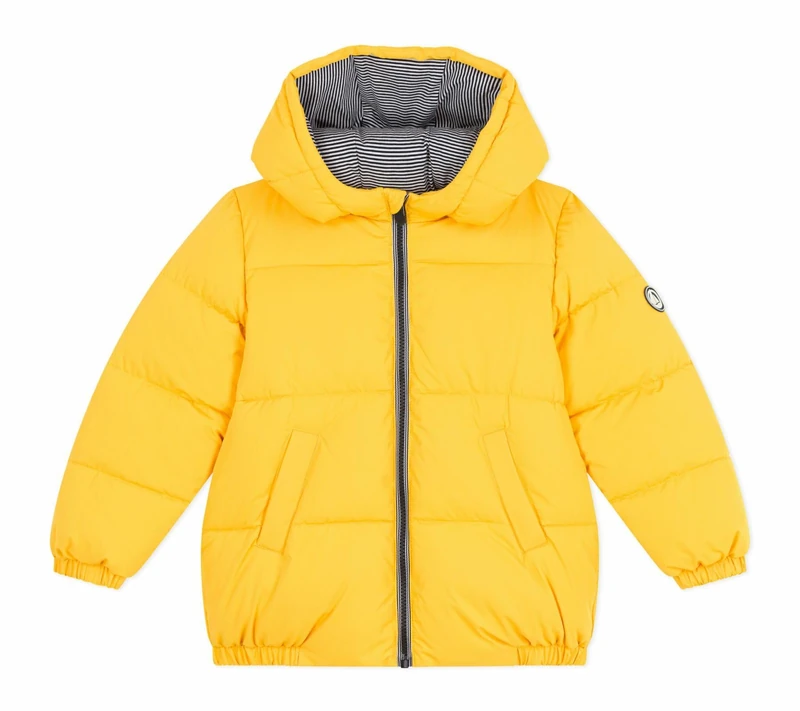 Petit Bateau Plain Children'S Down Jacket, Yellow, 3 Years
