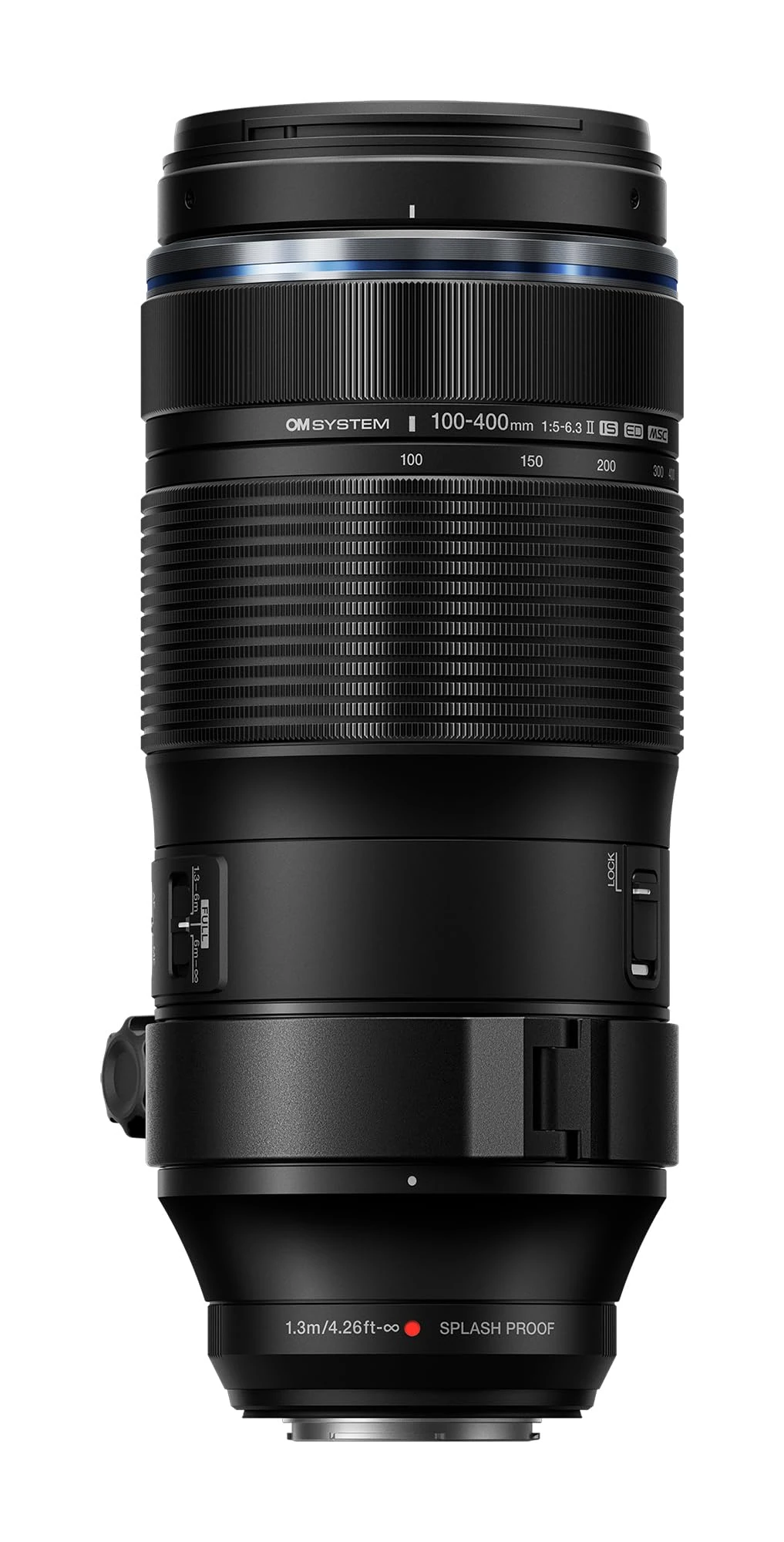 OM SYSTEM M.Zuiko Digital ED 100-400mm F5.0-6.3 IS II Telephoto Lens for Micro Four Thirds System Cameras (OM System, Olympus OM-D and PEN, Panasonic G-Series), Black