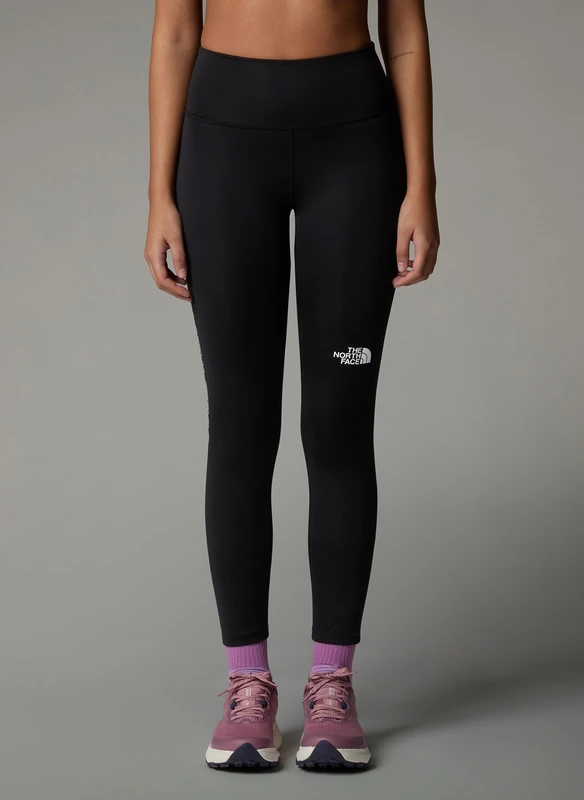 The North Face Women's Mountain Athletics Flex 25In Graphic Reg Leggings, TNF Black, M