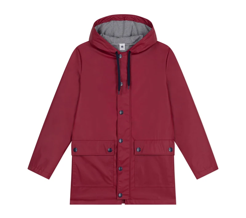 Petit Bateau Iconic Waxed Woman/Man, Amaranth, XL