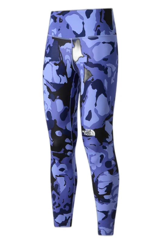 The North Face Women's Mountain Athletics Flex 25In AOP Reg Leggings, Virtual Blue Light Show, XS