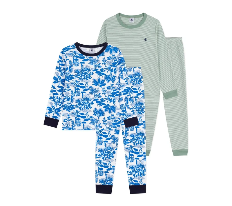 Petit Bateau Lot de Pyjamas Enfant en Coton imprimé