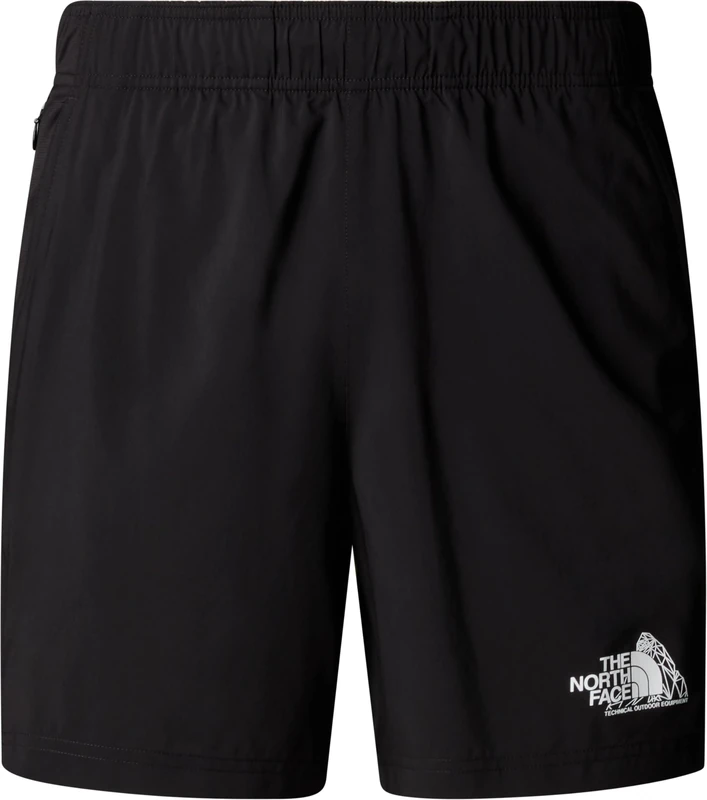 The North Face Men's 24/7 7In Graphic Reg Shorts, TNF Black, XL