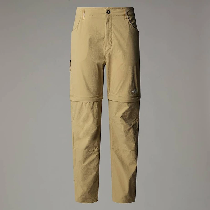 The North Face Women's Exploration Convertible Regular Straight Reg Pants, Khaki Stone, 10