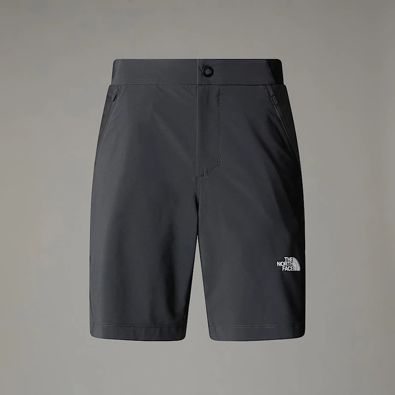 The North Face Women's Felik Slim Tapered Reg Shorts, Asphalt Grey/TNF Black, 16