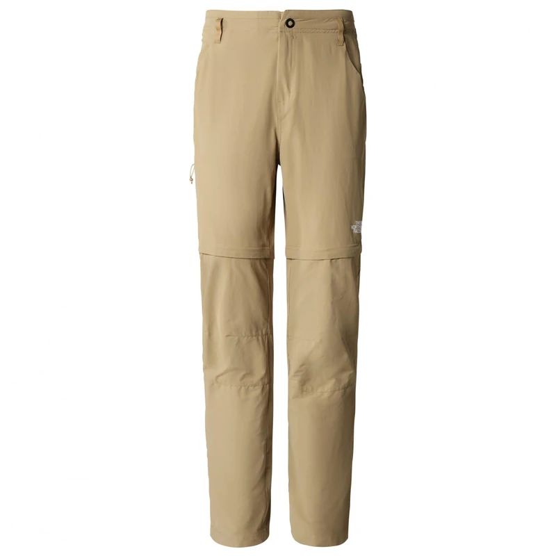 The North Face Women's Exploration Convertible Regular Straight Reg Pants, Khaki Stone, 14