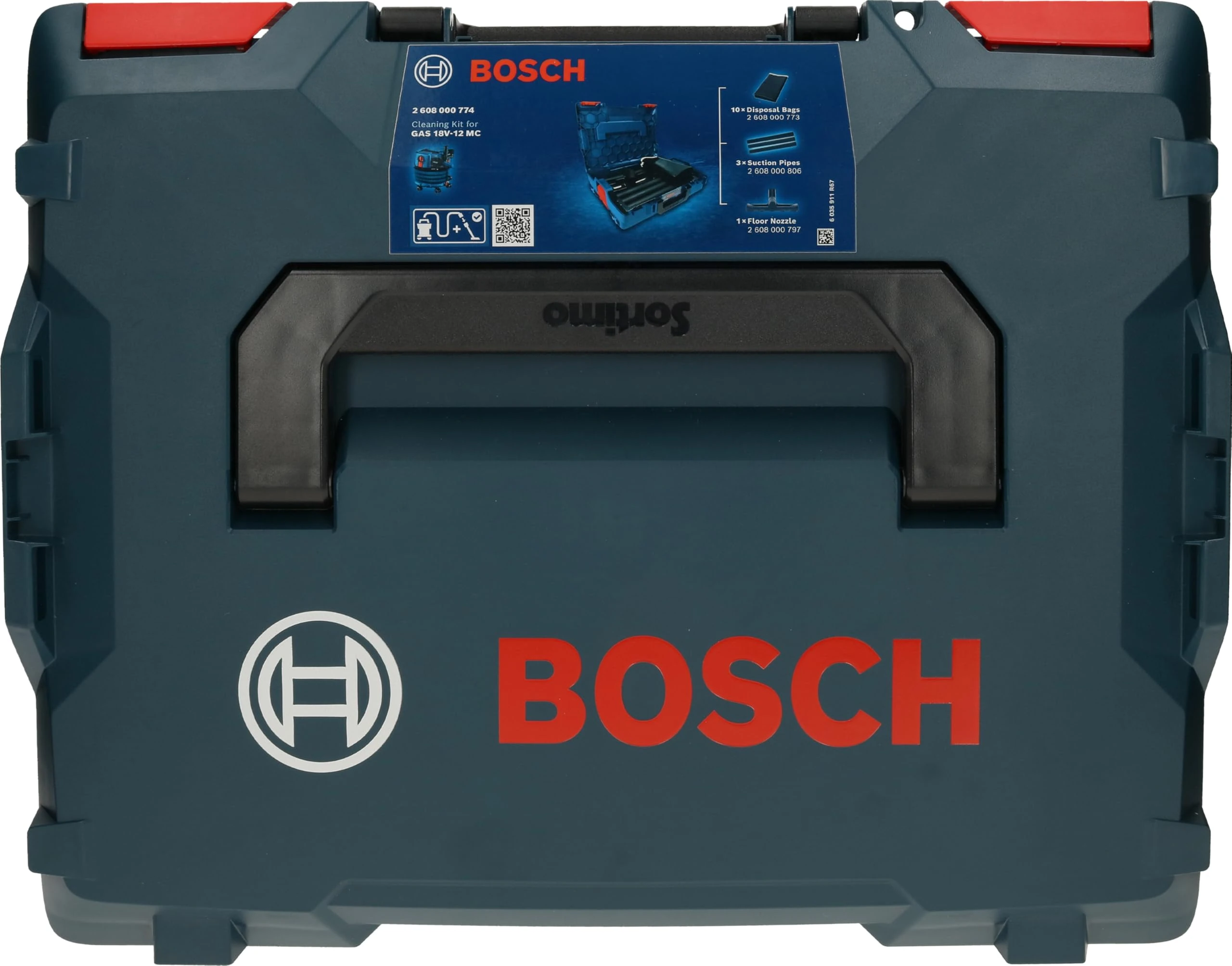 Bosch Pro 1x Cleaning Kit (for Gas 18V-12 MC, L-Boxx, Vacuum Cleaner Accessories)