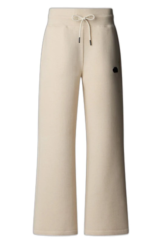 The North Face Women's Wide Leg Reg Sweatpants, White Dune Heather, M