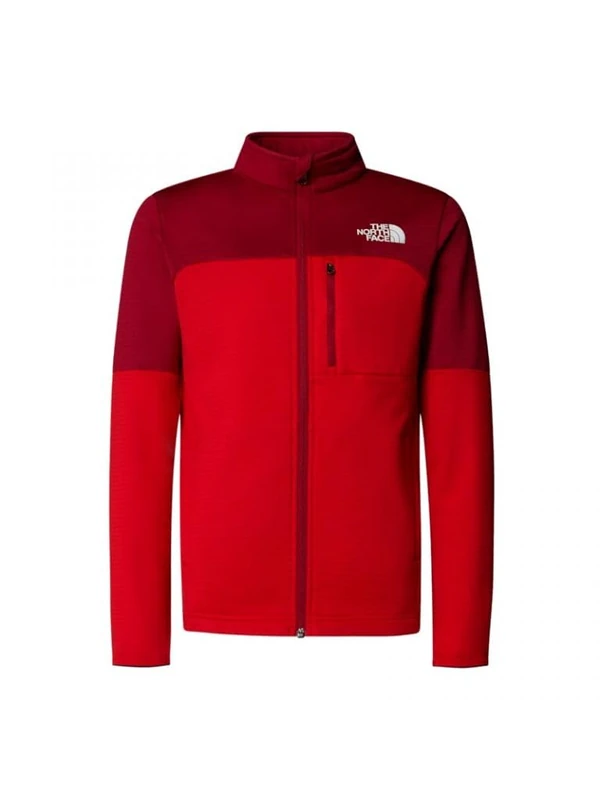 The North Face Kids Hike Midlayer Full Zip Jacket, High Risk Red/Garnet Re, 6 Years