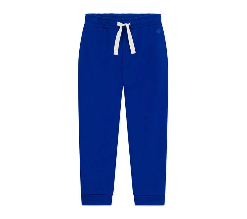 Petit Bateau Children's Plain Cotton Jogging Bottoms, Olympic, 12 Years