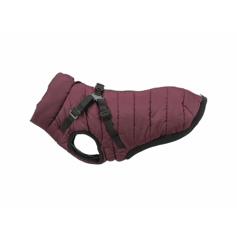 TRIXIE Pirou Winter Harness Coat, S: 33 cm, Sangria - Image 1