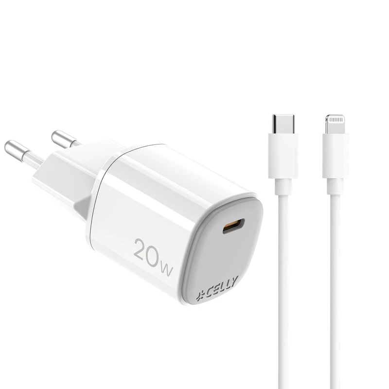 Celly USB Cable UPTC1USBC20WCTL - EAN Brand: 8021735212133 - Image 1