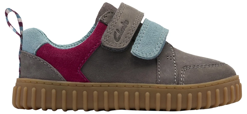 Clarks Cove Pop T Childrens Grey, 7.5