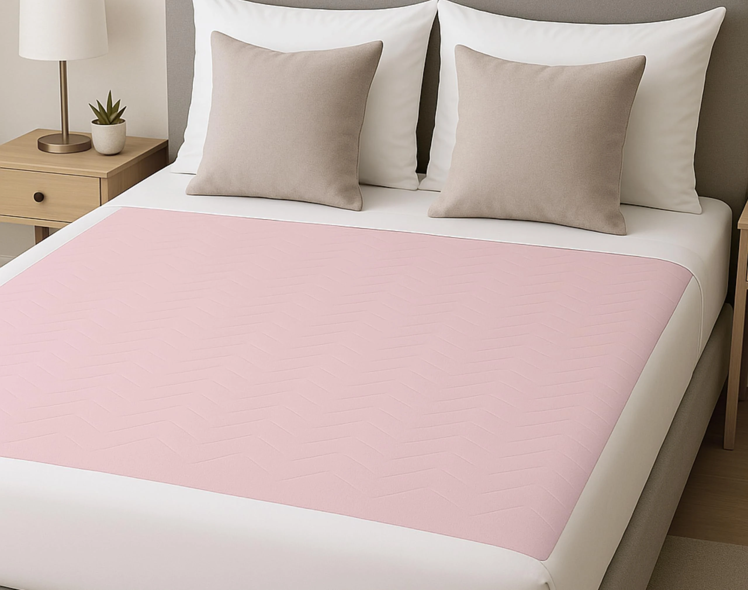 1 x Easy Care Solutions Washable Bed Pad with Tucks | For Double Bed | 85 x 115cm | Waterproof & Reusable Incontinence Underpad for Adults, Children & Pets | Soft, Durable, and Absorbent Bed Pad