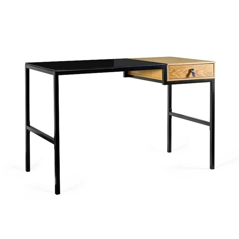 Unique Leste JSBG-142-1 Black Steel Desk 120 x 76 x 60 cm - Brand EAN: 5908242416175