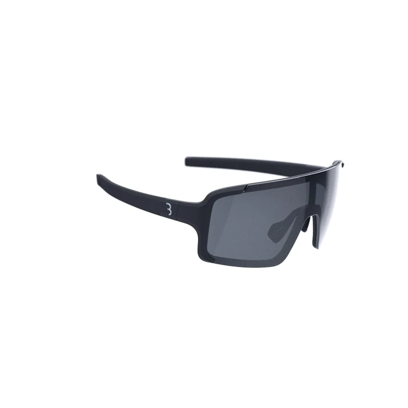 BBB Cycling Glasses Sports Glasses Cycling Sunglasses Men and Women Smaller Fit 100% UV Protection Gravel Road & Mountain Bike Chester Narrow Matt Black Smoke BSG-73