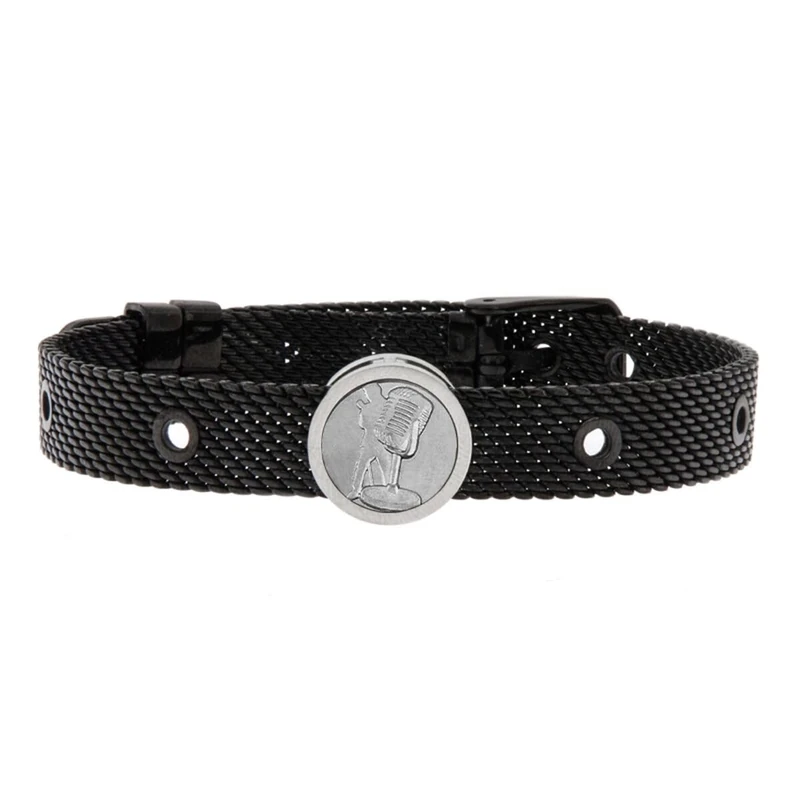 Talent Jewels Men's Bracelet TJA-4-02-03-2-215 Black - Brand EAN: 8050506116189 - Image 1