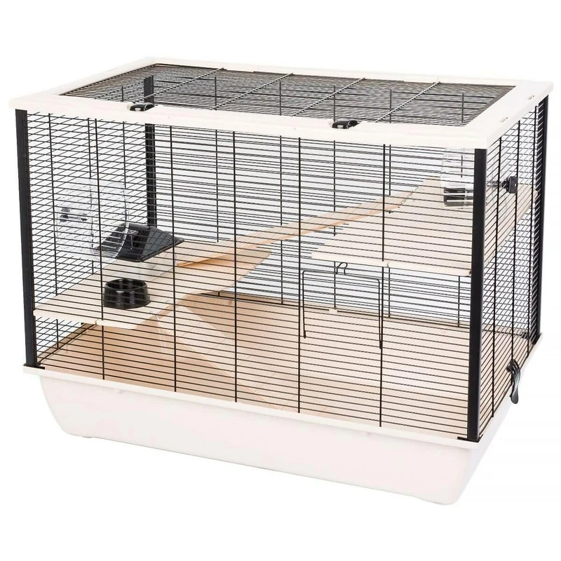 INTER-ZOO Wooden Metal Plastic Cage 27 x 58 x 48 cm - Brand: INTER-ZOO - EAN: 5907600701281