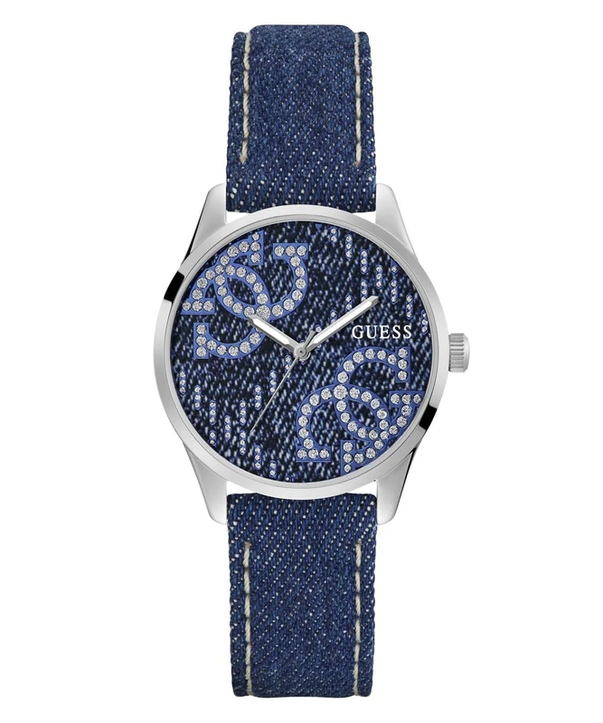 Guess Women's Analogue Quarz Watch with Leather Strap GW0755L1