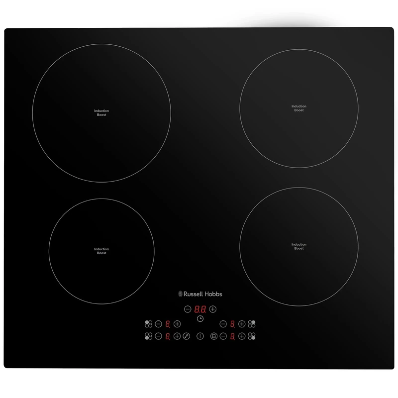 Russell Hobbs RH60IH413B, 59cm 4 Zone Induction Hob with Touch Control in Black