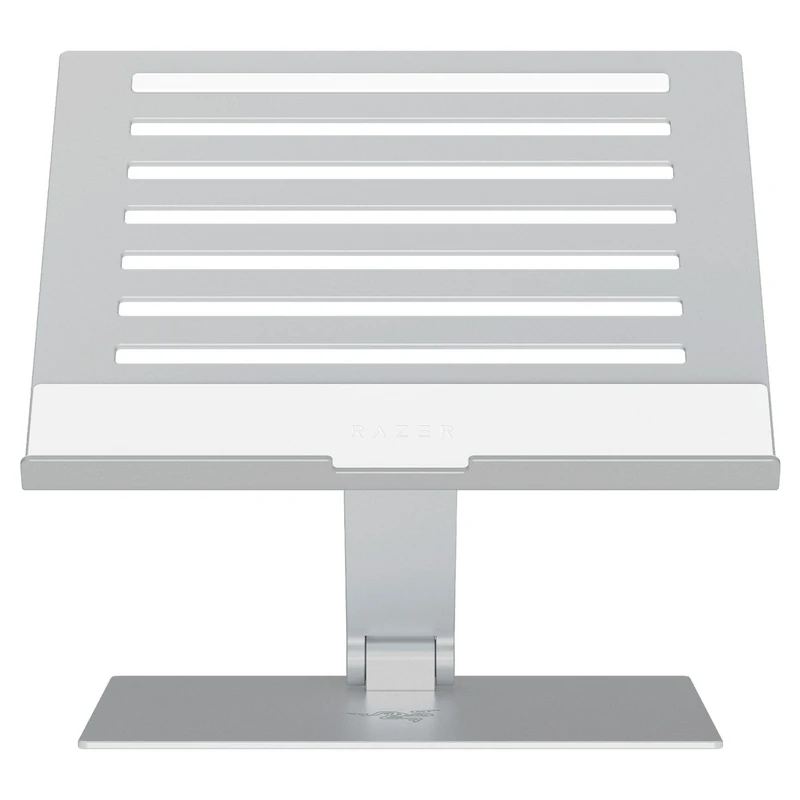 Razer Adjustable Laptop Stand - Ergonomic Height Laptop Stand Built For Laptops up to 18” inch (Height and Tilt-Adjustable, Durable Aluminum, Vented Design) Mercury