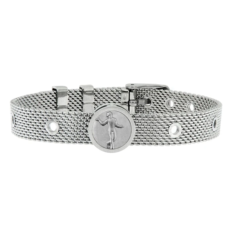 Talent Jewels Men's Bracelet TJA-3-17-03-1-215 Silver - Brand EAN: 8050506115441 - Image 1