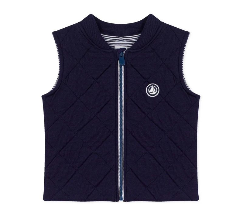 Petit Bateau Baby Boy Quilted Down Jacket - 18 Months