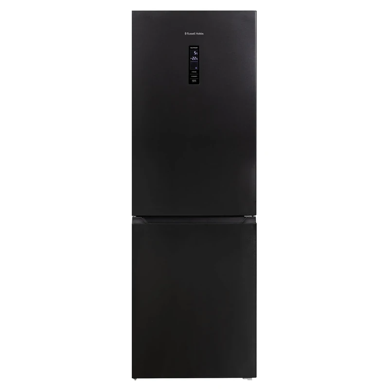 Russell Hobbs Freestanding Fridge Freezer Frost Free 323 Litre Grey 184cm Tall 60cm Wide Total No Frost 70/30, 219L Fridge Space, 104L 4 Star Freezer, 2 Year Registered Guarantee RH184FF602C1DI