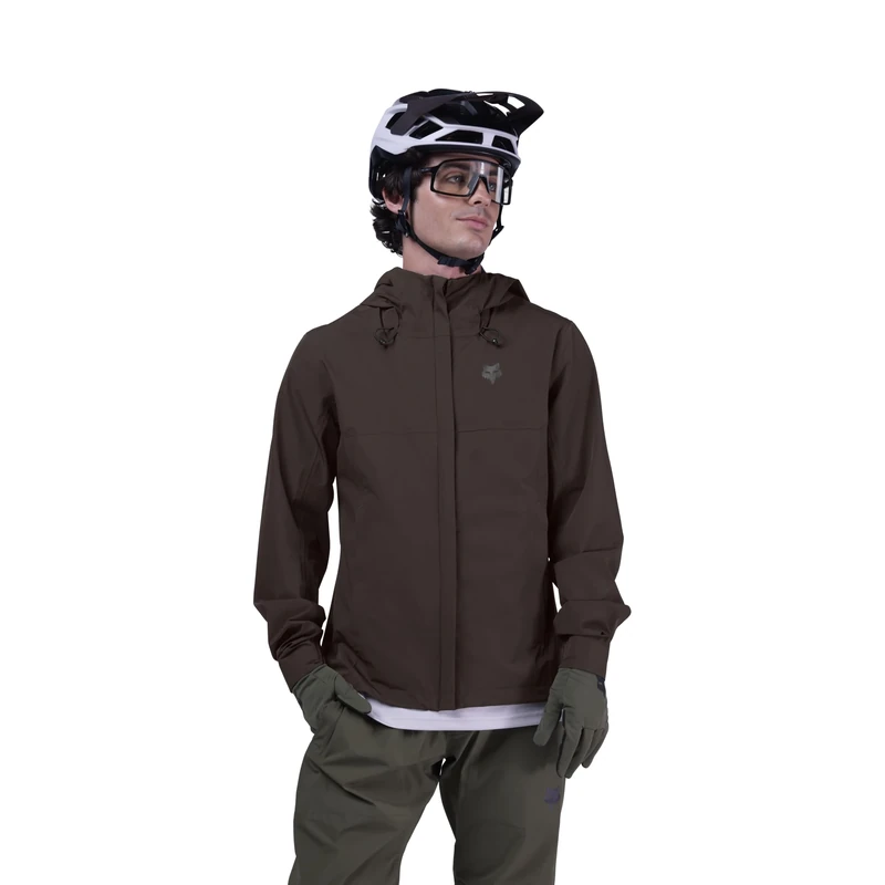 Fox - RANGER WATER JACKET Outerwear - Adult Men's - MTB jacket, cycling outerwear, trail jacket, mountainbike coat, Cocoa, L