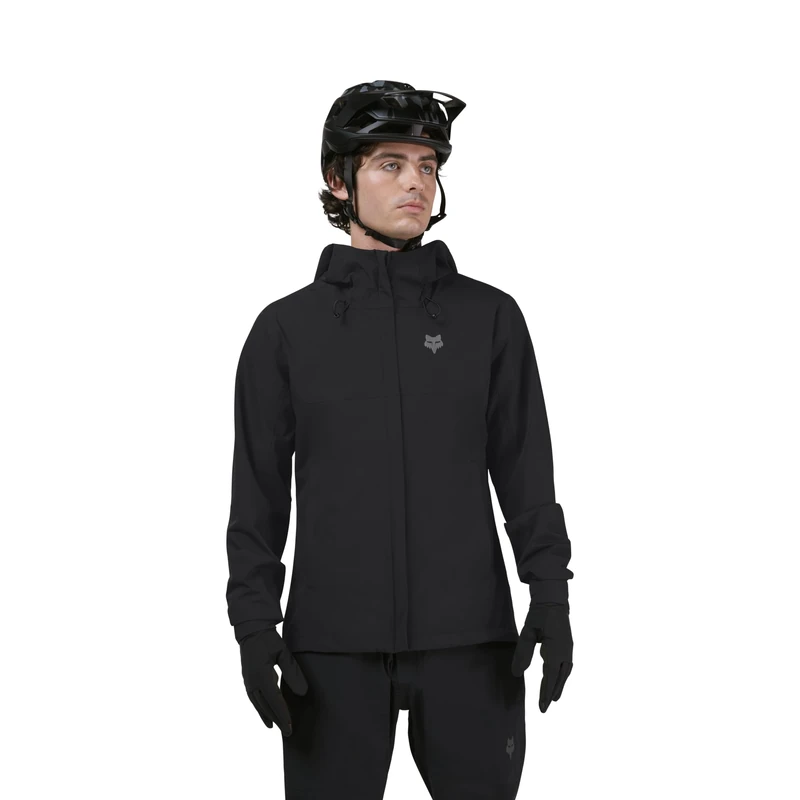 Fox - RANGER WATER JACKET Outerwear - Adult Men's - MTB jacket, cycling outerwear, trail jacket, mountainbike coat, Black, 2X